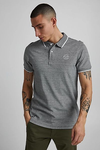 Blend Poloshirt "BHBhnate" Klassisches Poloshirt mit Brustprint günstig online kaufen