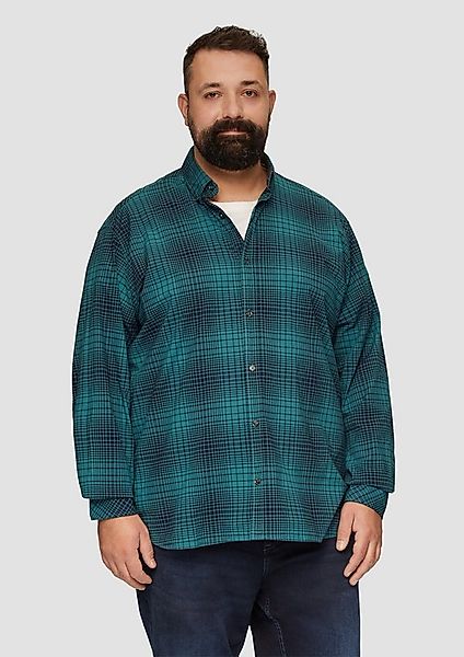 s.Oliver Langarmhemd Hemd Hemd mit Button-Down-Kragen aus Baumwollstretch günstig online kaufen