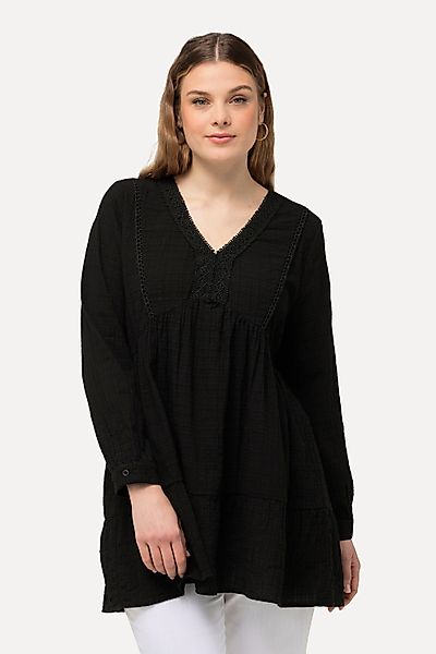 Ulla Popken Tunika Tunika Spitze A-Linie günstig online kaufen