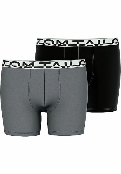 TOM TAILOR Boxershorts "Kentucky", (2er-Pack), mit Logobund günstig online kaufen