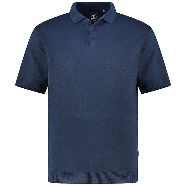Hajo Poloshirt mit Leinen Farbe marine Größe: 4XL günstig online kaufen
