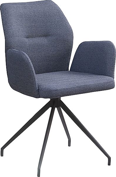 SalesFever Esszimmerstuhl »Taormina Armlehnstuhl, Gestell schwarz«, 1 St., günstig online kaufen