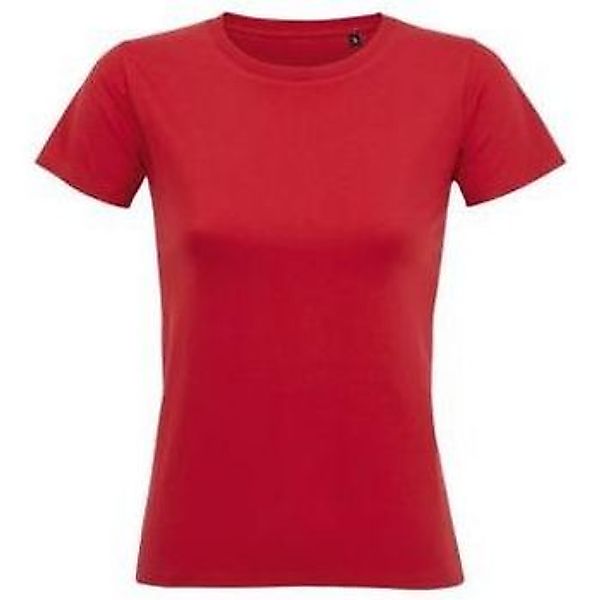 Sols  T-Shirt Camiseta IMPERIAL FIT color Rojo-100% algodón semi-peinado günstig online kaufen