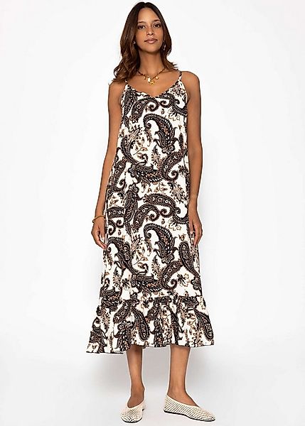 SASSYCLASSY Minikleid Kleid mit Paisley-Print für Damen Sommerliches Maxikl günstig online kaufen