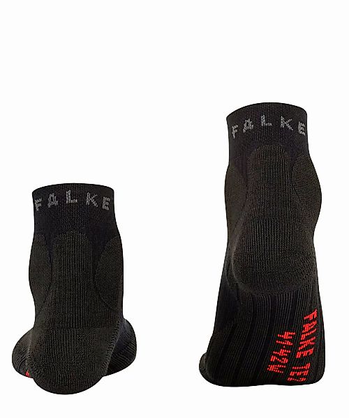 FALKE TE2 Short Herren Tennis Socken, 46-48, Schwarz, Baumwolle, 16809-3000 günstig online kaufen