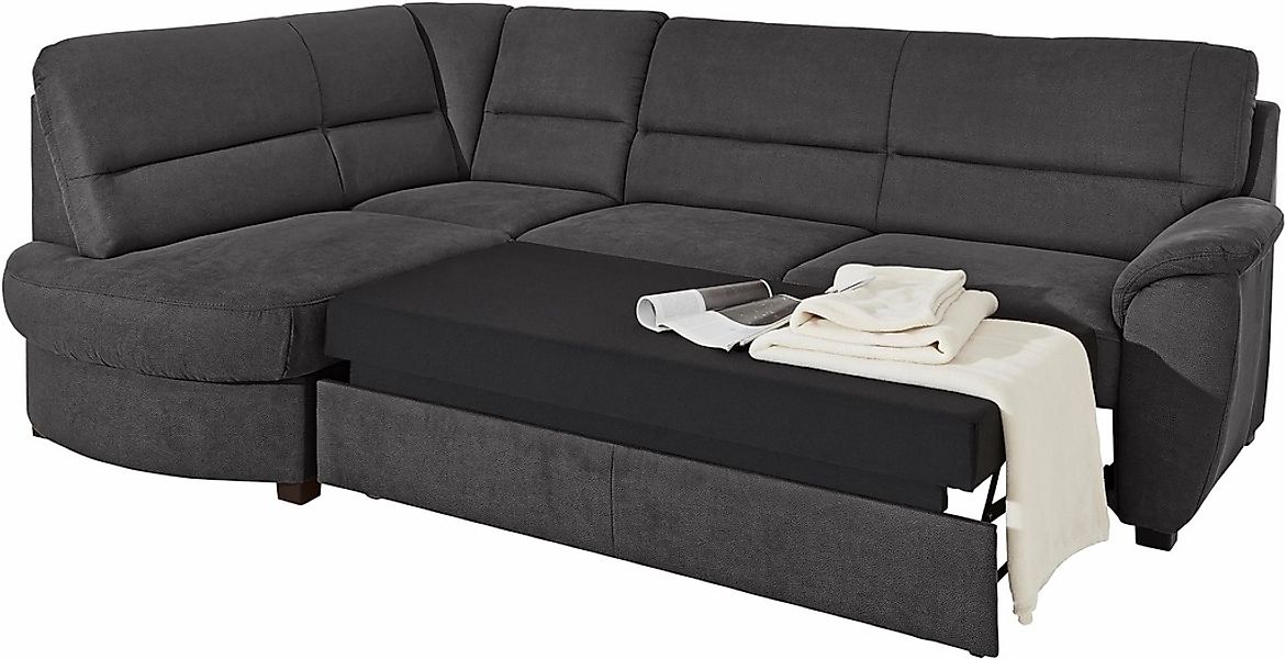 sit&more Ecksofa »Pandora L-Form«, wahlweise mit Bettfunktion und Bettkaste günstig online kaufen