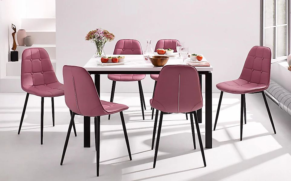 INOSIGN Essgruppe Set, 5 Stk. tlg. Esstisch, Breite 120 cm und 4 Esszimmers günstig online kaufen