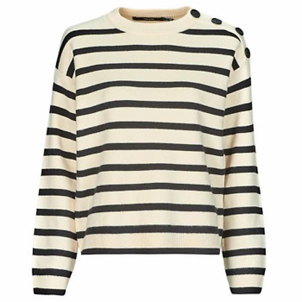 Vero Moda Rundhalspullover "VMSABA LS O-NECK BUTTON PULLOVER GA NOOS" günstig online kaufen