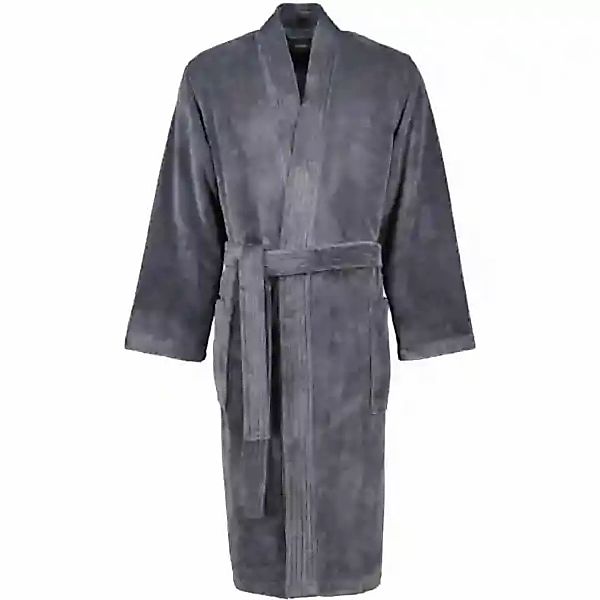 Cawö Home Herren Bademantel Kimono 800 - Farbe: anthrazit - 71 (807) - L günstig online kaufen