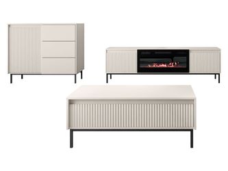 MIRJAN24 Wohnzimmer-Set Ozmi IV, (Kommode, TV-Lowboard günstig online kaufen