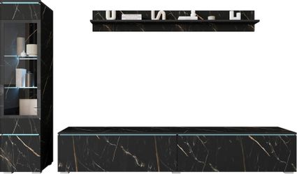 INOSIGN Wohnwand "VERA I, Vitrinen Türanschlag links/rechts wechselbar" Kom günstig online kaufen