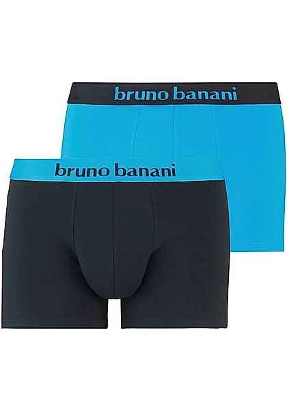 Bruno Banani Boxer Flowing (2er Pack) mit Logo Webbund günstig online kaufen