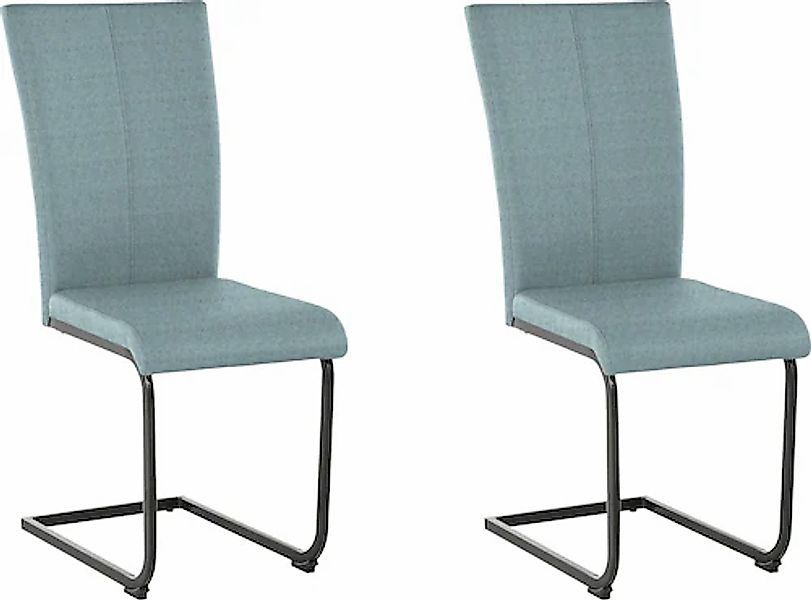 Home affaire Freischwinger »Oliver«, (Set), 2 St., Struktur weich, Stuhl be günstig online kaufen