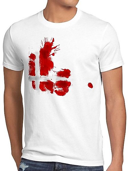 style3 T-Shirt Flagge Dänemark Fußball Sport Denmark WM EM Fahne günstig online kaufen