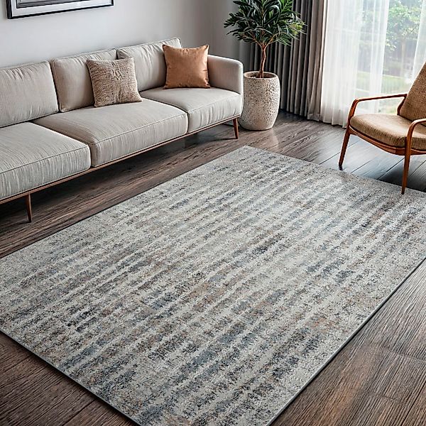 OTTO home Teppich "Liorra" rechteckig 8 mm Höhe Kurzflor, modernes Design, günstig online kaufen