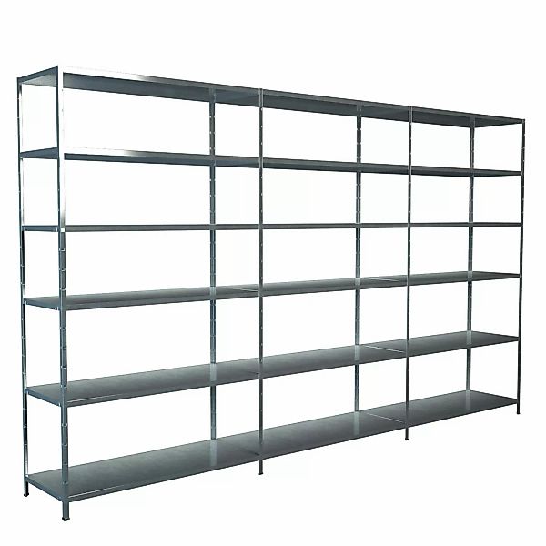 Schulte Steck-Grund- und 2 x Anbauregale 230 cm x 260 cm x 35 cm Verzinkt günstig online kaufen
