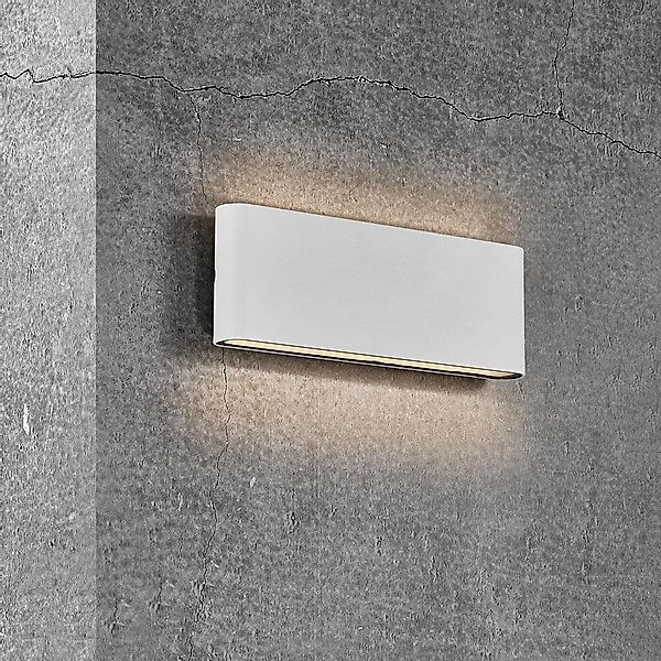 LED Wandleuchte Kinver in Weiß 10W 990lm IP54 günstig online kaufen