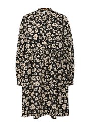 QS Druckkleid mit kleinem Stehkragen günstig online kaufen