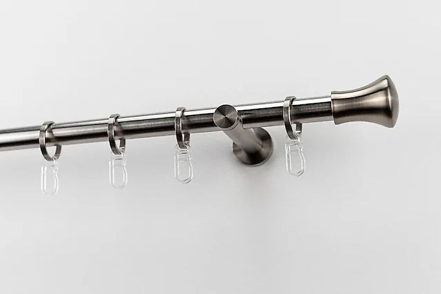 GARESA Gardinenstange "Anita Vollrund" 1 läufig-läufig Wunschmaßlänge;Träge günstig online kaufen