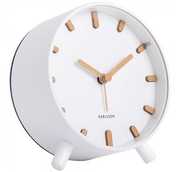 Karlsson Uhr Wecker Grace Metal White günstig online kaufen