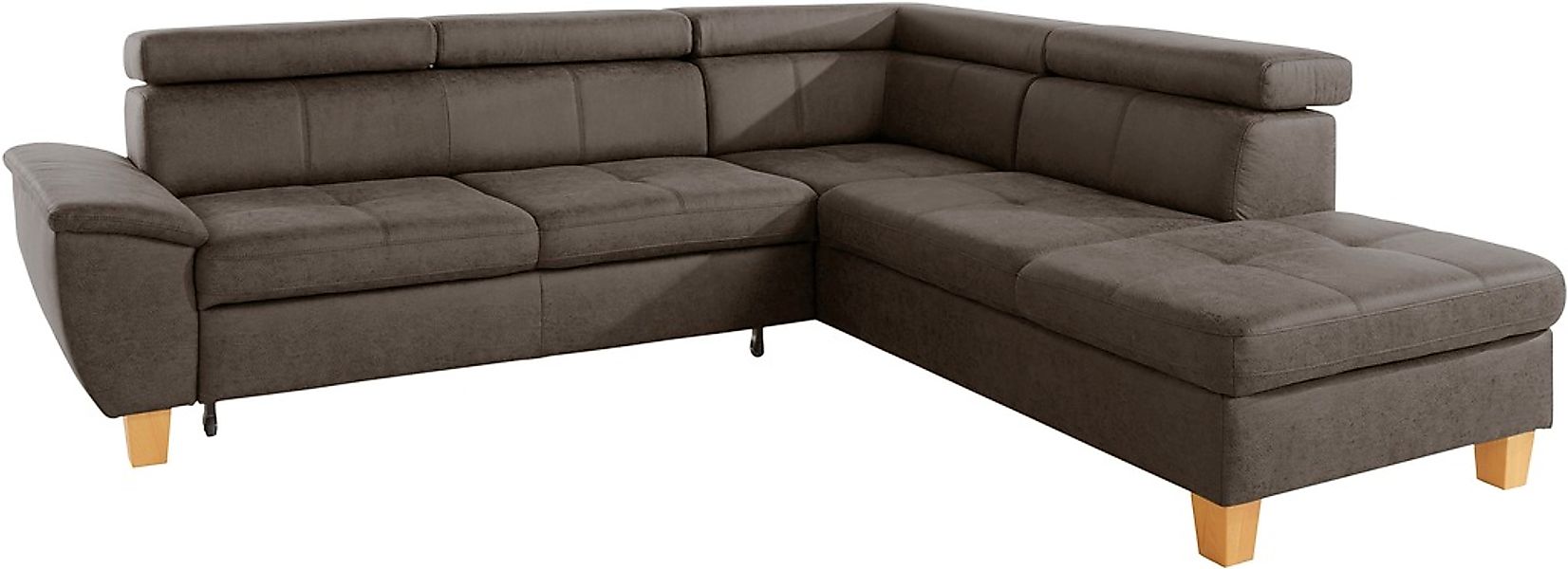 exxpo - sofa fashion Ecksofa »Enya, aufwendige Detailverarbeitung, hoher Si günstig online kaufen