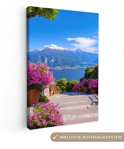 OneMillionCanvasses® Leinwandbild Comer See - Italien - Landschaft, Fotodru günstig online kaufen