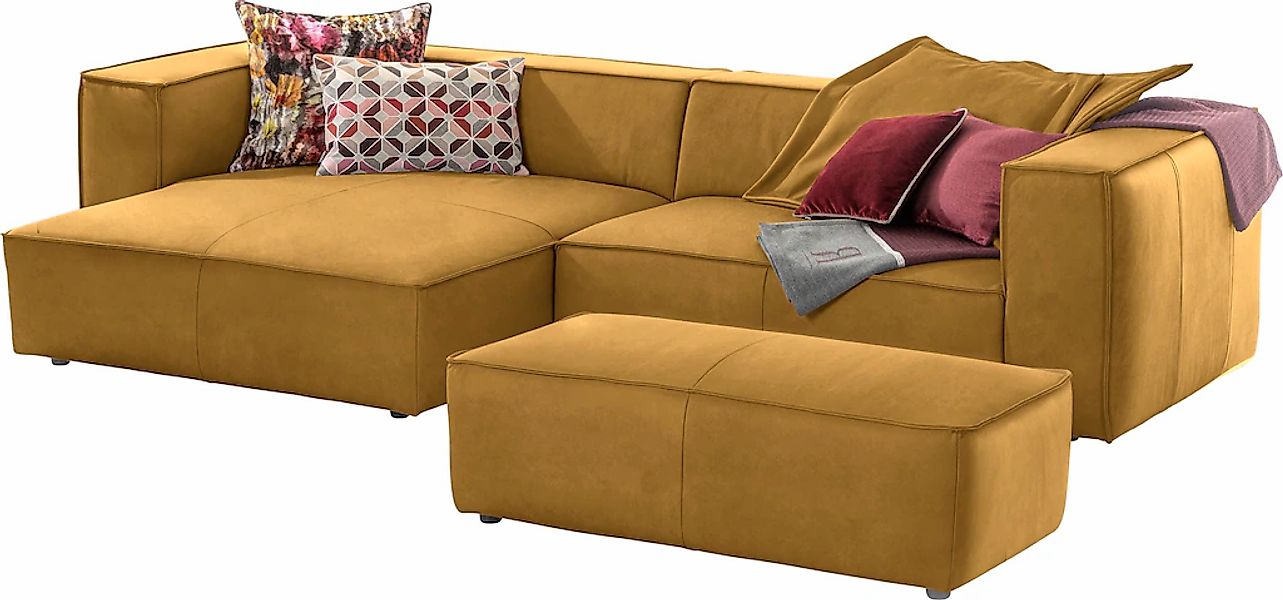 W.SCHILLIG Ecksofa "around-the-block, modern und elegant, bequem, L-Form", günstig online kaufen