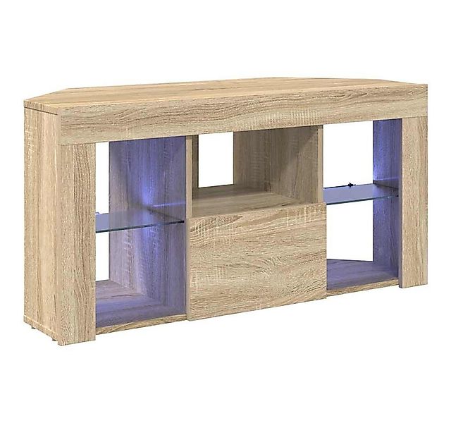 vidaXL TV-Schrank Eck-LED-TV-Schrank Sonoma-Eiche 100 x 40 x 50 cm Holzwerk günstig online kaufen