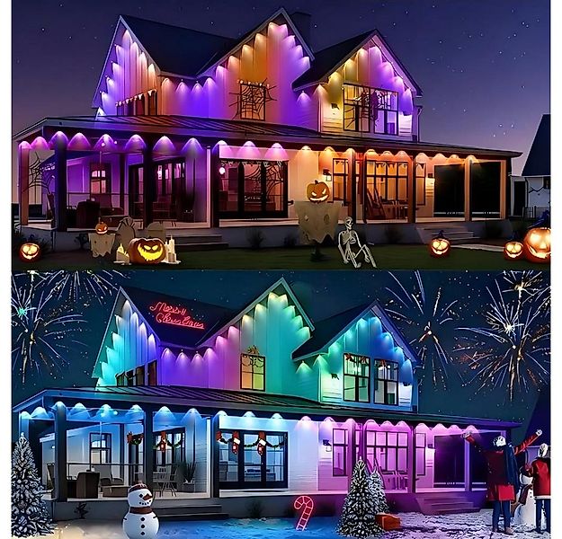 PRIISF LED-Streifen Permanente Dachrandbeleuchtung LED Smart RGB Weihnachte günstig online kaufen