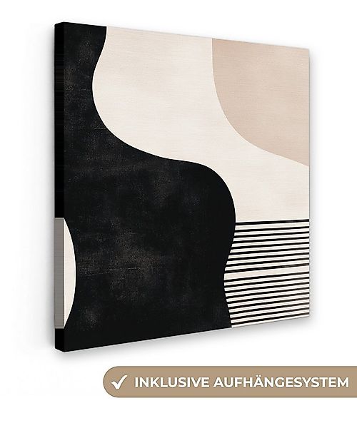OneMillionCanvasses® Leinwandbild Abstrakt - Japandi - Beige - Modern, Foto günstig online kaufen