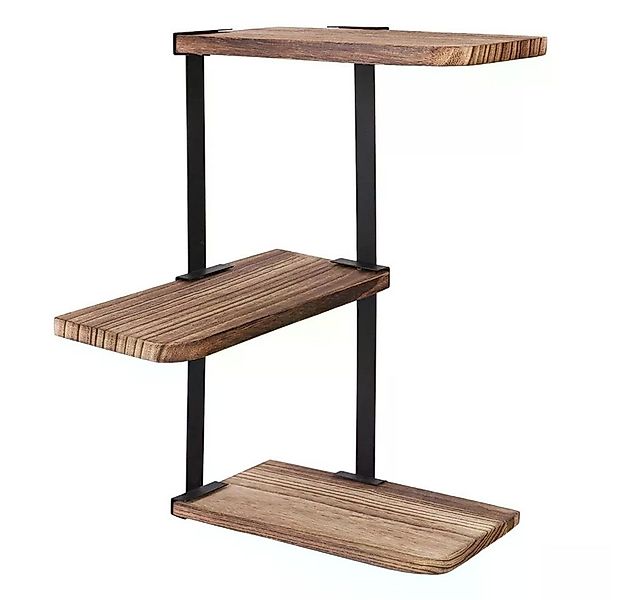 Stelby Wandregal Stelby Eckregal Zickzack – Modernes Wandregal aus Holz, Br günstig online kaufen