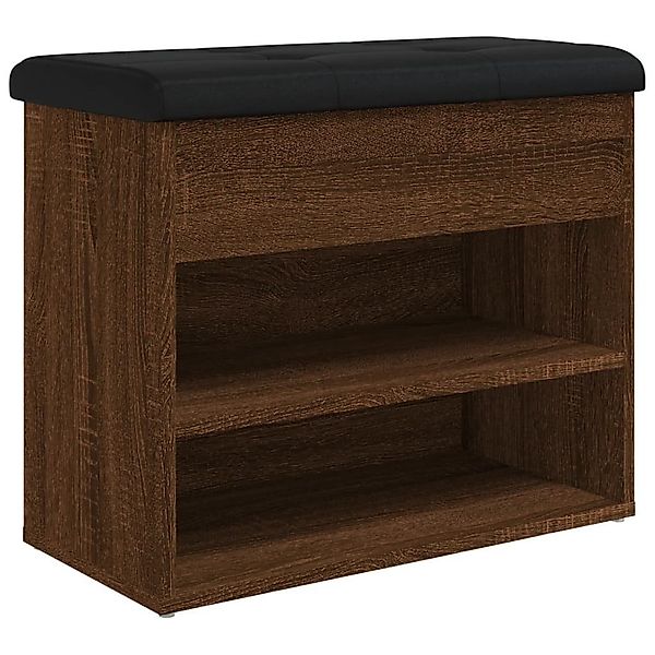 vidaXL Sitzbank Schuhbank Braun Eichen-Optik 62x32x50 günstig online kaufen