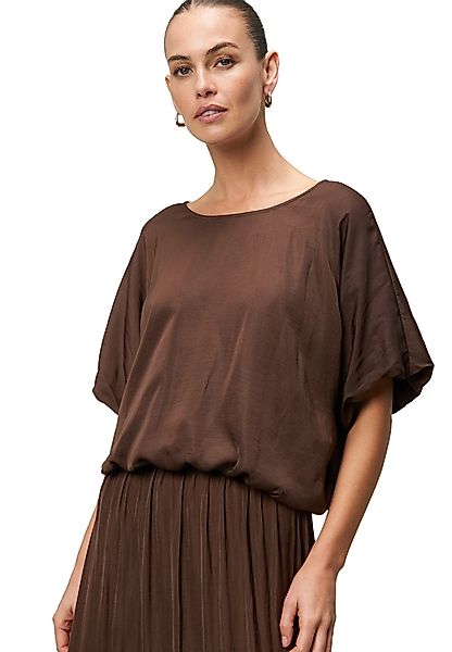 Zero Satinbluse zero Satinbluse mit Ballonärmeln günstig online kaufen