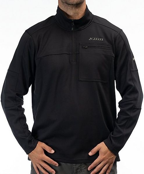 KLIM Sweatshirt Glacier 1/4 Zip Pullover (Stehkragen) Atmungsaktiv günstig online kaufen