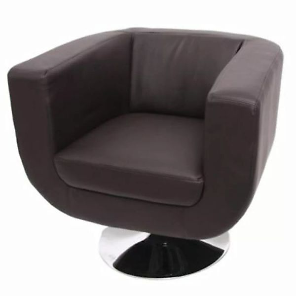 HWC Mendler Lounge-Sessel braun günstig online kaufen
