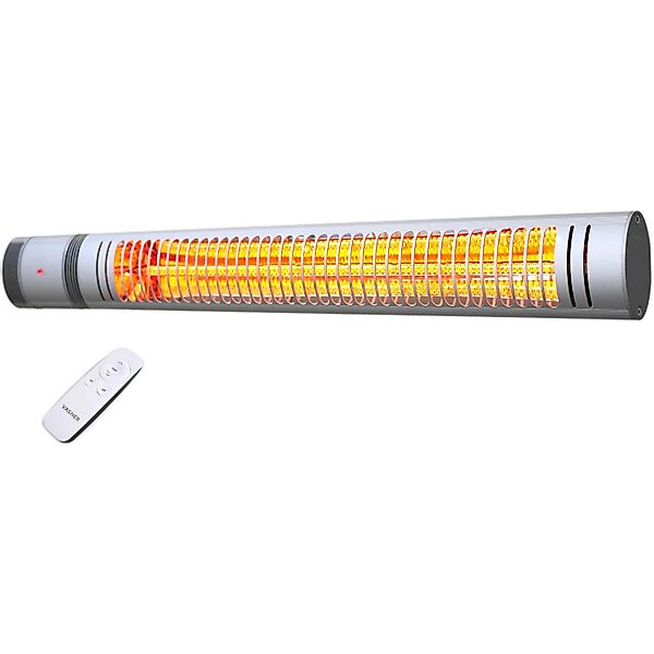 Vasner Heizstrahler "Wand / Decke, silber, SlimLine X20" 2.000 W ultraschla günstig online kaufen