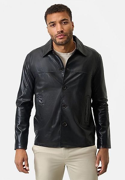 RICANO Lederjacke Massimo Klassische Lederjacke mit Hemdkragen für Herren günstig online kaufen