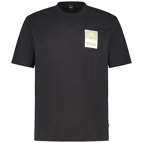 BOSS T-Shirt mit Motiv-Print Farbe schwarz Größe: 5XL günstig online kaufen