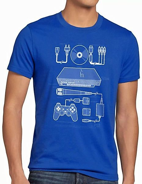 style3 T-Shirt PS2 Retro Gamer PS gamepad konsole classic günstig online kaufen