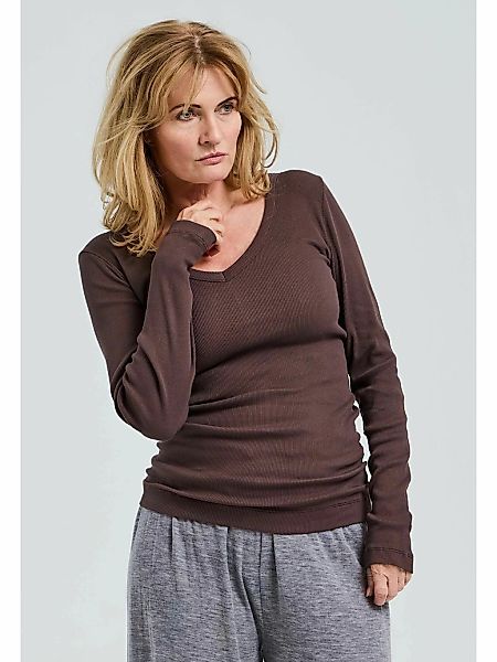 Seamless Basic Funktionstop "Seamless Basic Top Retro V-neck" günstig online kaufen