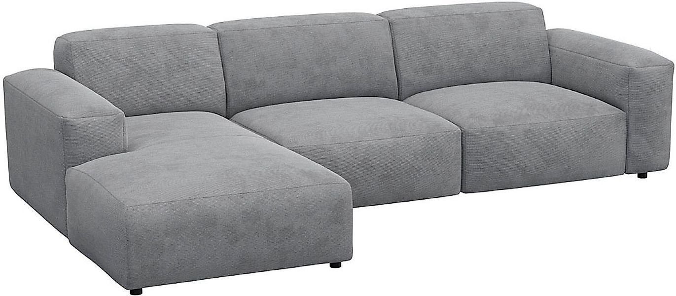 FLEXLUX Ecksofa »Lucera bequem und komfortabel durch hochwertigen Sitzaufba günstig online kaufen