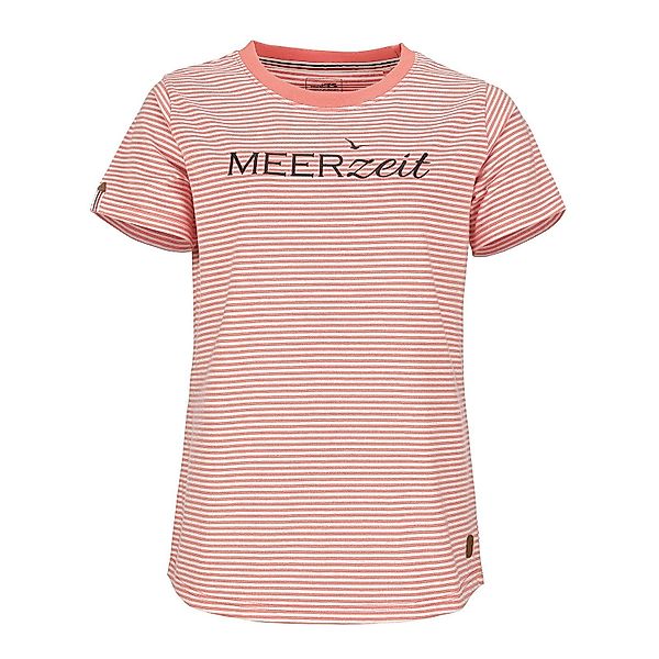modAS Kurzarmshirt Damen T-Shirt mit Streifen günstig online kaufen