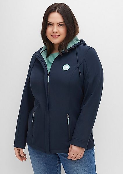 Sheego Allwetterjacke Softshelljacke . mit Fleece-Innenseite, winddichte Qu günstig online kaufen