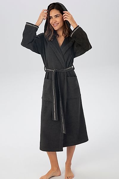 Bruno Banani Damenbademantel "Danny, ideal für Sauna & Spa, Hotelbademantel günstig online kaufen
