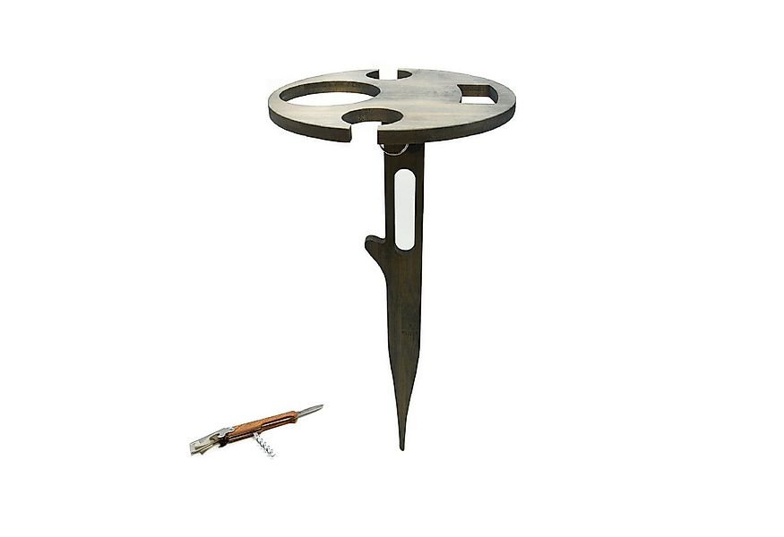 UNUS GARDEN Klapptisch Weinhalter klappbar,Weintisch aus Bambus (2-St., UNU günstig online kaufen