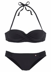 s.Oliver Bügel-Bandeau-Bikini mit Raffung günstig online kaufen