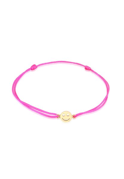 Elli Armband mit Smile Face Textil günstig online kaufen