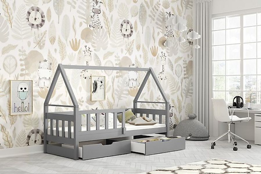 thematys Kinderbett mit Rausfallschutz und Ausziehbett günstig online kaufen