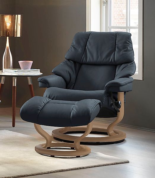 Stressless® Relaxsessel »Reno«, (Set, Relaxsessel mit Hocker), mit Hocker, günstig online kaufen