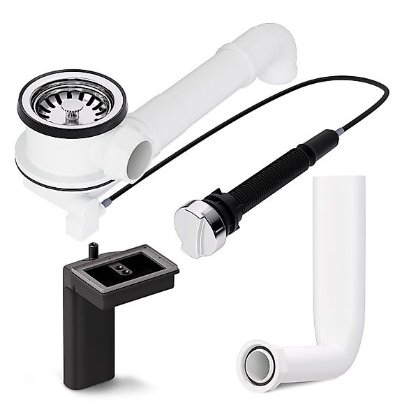 AQUADE Ablaufgarnitur Siebkorbventil Set 70 mm günstig online kaufen